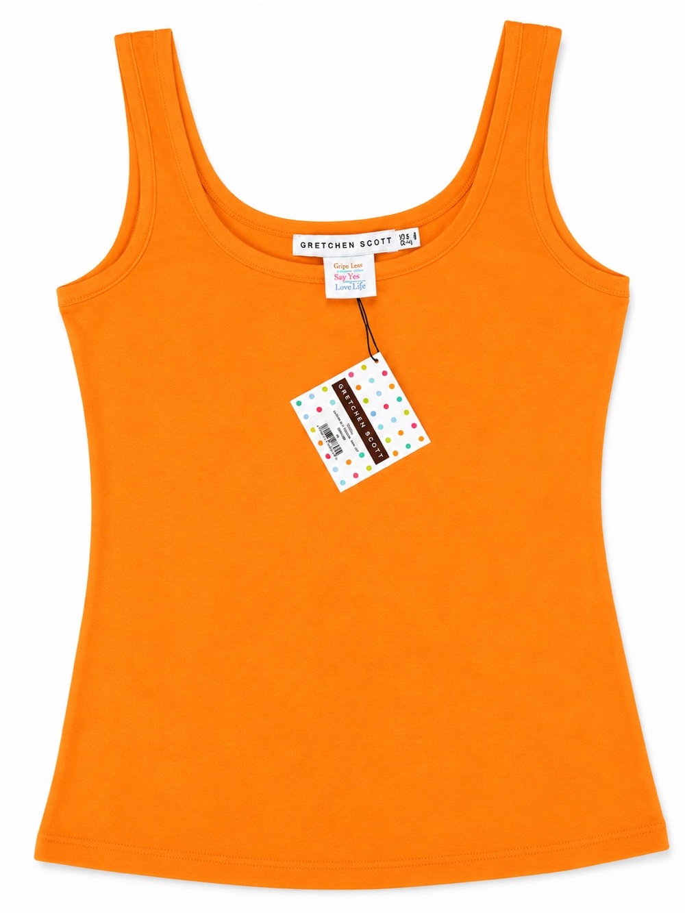GRETCHEN SCOTT Beyond The Beyond Softest Tank Top orange / xs
